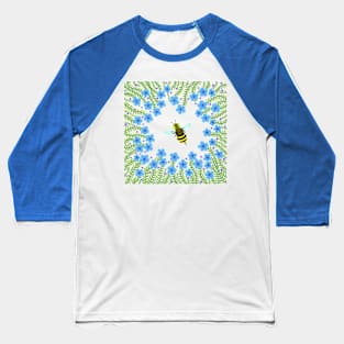 Busy bee in the garden Baseball T-Shirt